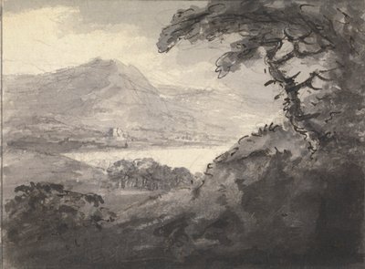 湖のある山岳風景 作： Rev. William Gilpin