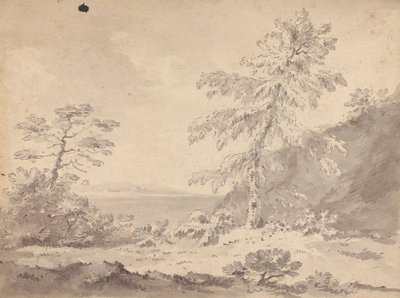 風景の中の 2 本の木 作： Rev. William Gilpin
