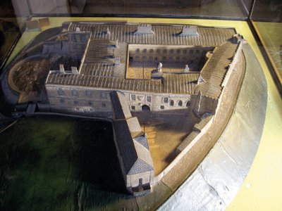 チャールズ2世城の模型、1799年 作： Revd. William Mounsey