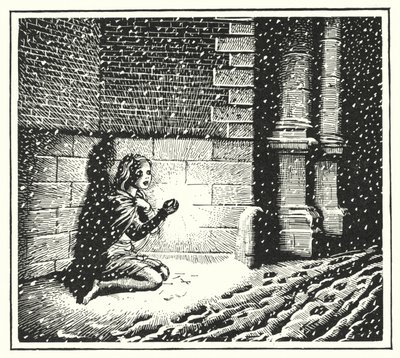 ハンス・クリスチャン・アンデルセン「マッチ売りの少女」（リトグラフ版 作： Rex (after) Whistler