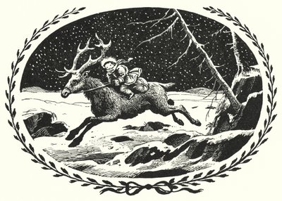 ハンス・クリスチャン・アンデルセン「雪の女王」（リトグラフ版 作： Rex (after) Whistler