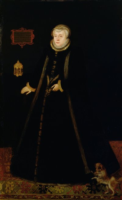 レディー・マーガレット・ダグラス（1515-78）レノックス伯爵夫人の肖像、ダニエル・マイテンス（1590年頃-1648年頃）の後（油彩・キャンバス 作： Rhoda Sullivan