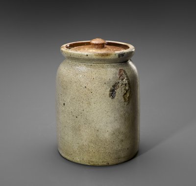 壺、1920-1935年頃（塩釉石器 作： Rhonesboro Pottery Company (attr.to)