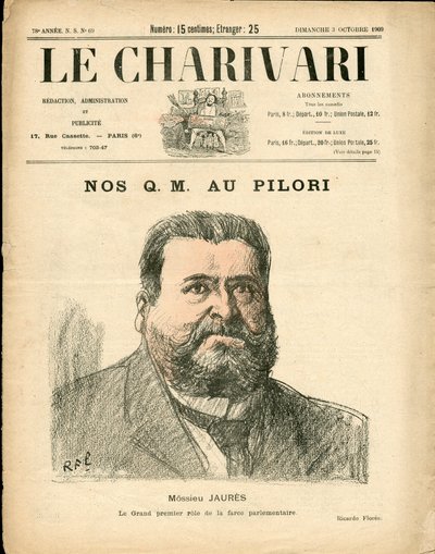 The Charivari "の表紙、ColorsのSatirique。 作： Ricardo Flores