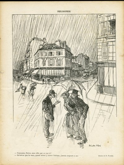 Ricardo Flores（1878-1918）がLe Rireに描いたイラスト 作： Ricardo Flores