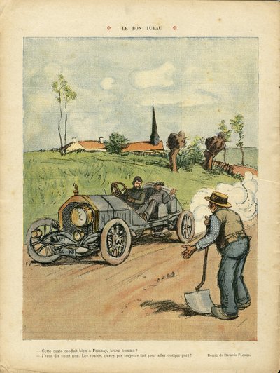 Ricardo Flores（1878-1918）がLe Rireに描いたイラスト 作： Ricardo Flores
