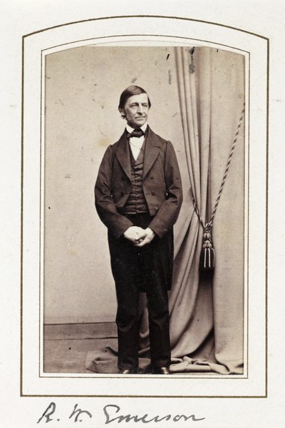 R・W・エマーソン」1860年頃 作： John Pardon