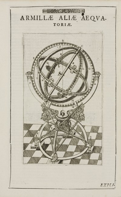 ティコ・ブラーエの赤道儀（1580年頃）。 作： John Pardon