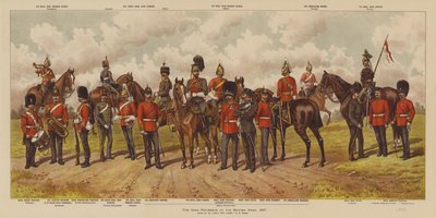 英国陸軍のアイルランド連隊 作： Richard (after) Simkin