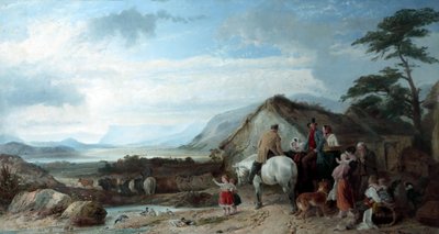 ドローバーの停止、1846 作： Richard Ansdell