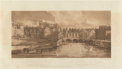 Vista da Pont St. Michael, tirada da Pont Neuf, 1803 作： Richard Banks Harraden