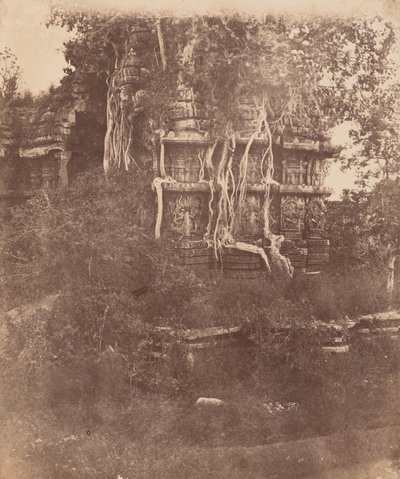 インド、ハリビードの寺院（1856-1857年）（写真 作： リチャードバナーオークリー
