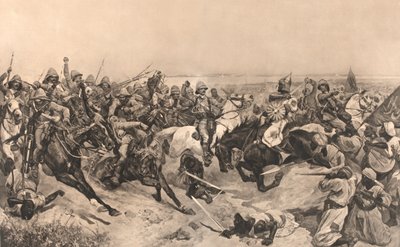 オムデュルマンの戦いにおける第21歩兵の突撃 作： Richard Caton (after) Woodville