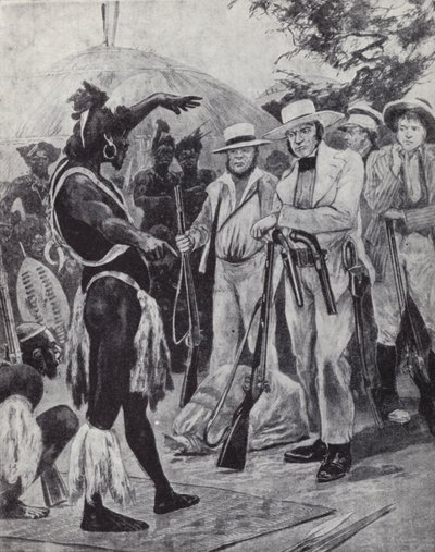 南部アフリカのポートナタール植民地の創設者であるThe Farewell Trading companyのFrancis Farewell氏。 作： Richard Caton II (after) Woodville