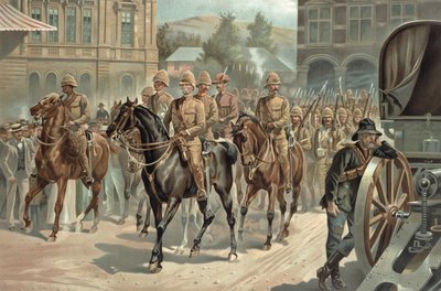 1900年6月5日にロバーツ卿（1832-1914）がプレトリアに入国 作： Richard Caton Woodville