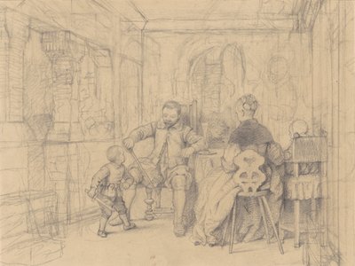 フェンシングのレッスン [直訳] 作： Richard Caton Woodville