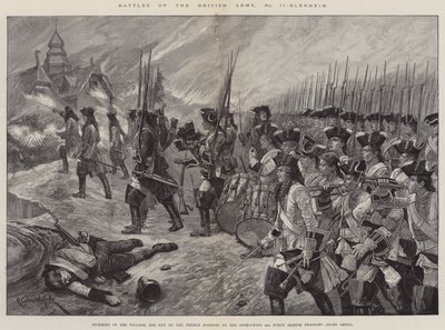 イギリス軍、ブレナムの戦い 作： Richard Caton Woodville junior