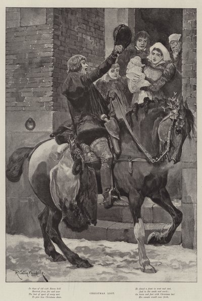 クリスマス戦利品 作： Richard Caton Woodville junior