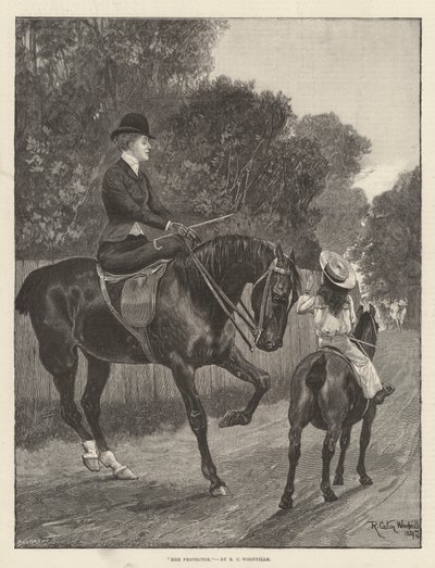 彼女の保護者 作： Richard Caton Woodville junior