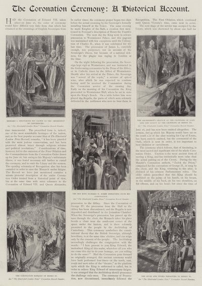 戴冠式典、歴史的記述 作： Richard Caton Woodville junior
