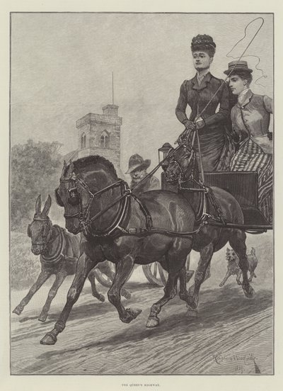 女王のハイウェイ 作： Richard Caton Woodville junior