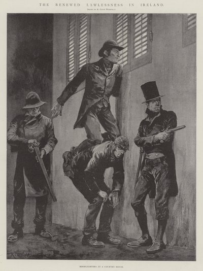 アイルランドの新たな無法状態 作： Richard Caton Woodville junior