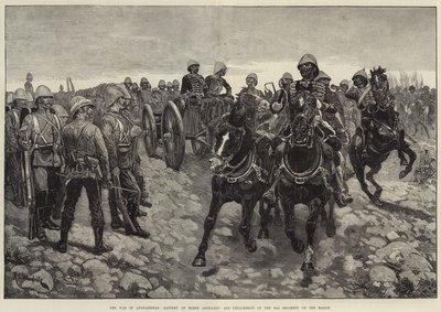 3月のアフガニスタン戦争、砲兵連隊、第66連隊の分遣隊 作： Richard Caton Woodville junior