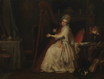 マリアンヌドロシーハーランド1759-1785、後にウィリアムダルリンプル夫人。 作： Richard Cosway
