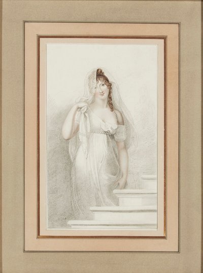 レカミエ夫人の肖像 1777-1849。 作： Richard Cosway