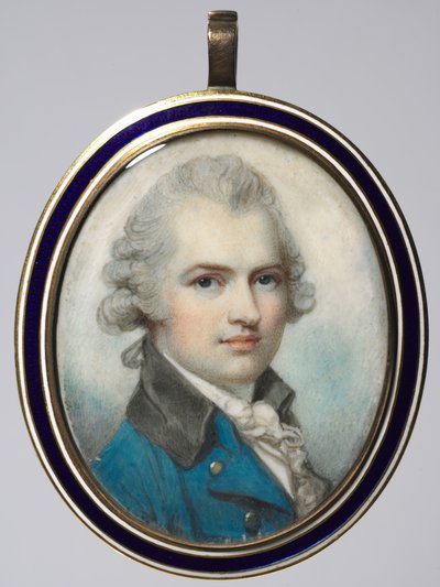 男の肖像c。 1790年。 作： Richard Cosway