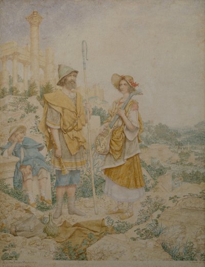 イタリアの素朴なミュージシャン 作： Richard Dadd