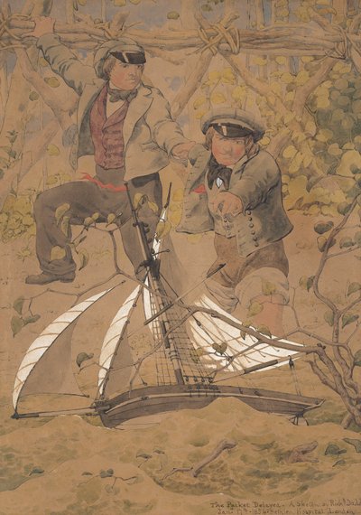 遅延したパケット、1854 作： Richard Dadd