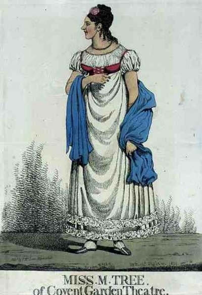Miss M. Tree of Covent Garden Theatre, pub. by Thomas McLean 作： Richard Dighton