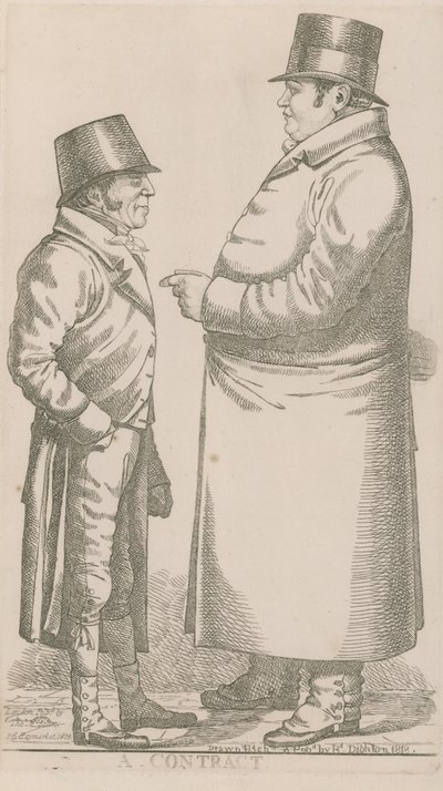 ダミントン氏とトレムロー氏、契約 作： Richard Dighton
