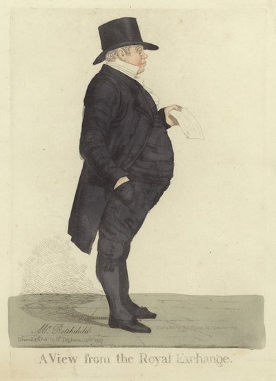 ネイサンメイヤーロスチャイルド、1817年 作： Richard Dighton