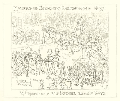 1849年、11月5日の見通し 作： Richard Doyle