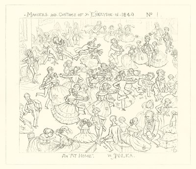1849年、アン・アット・ホーム、ポルカ 作： Richard Doyle
