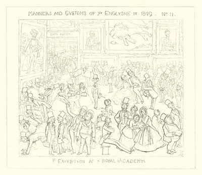 1849年、ロイヤルアカデミーでの展覧会 作： Richard Doyle