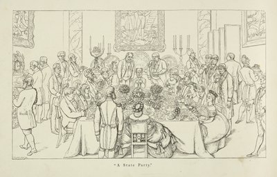 締約国。 壮大な環境での大規模な社交イベント。 作： Richard Doyle