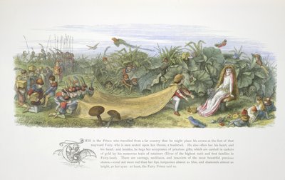 プレゼントを差し出す王子様 作： Richard Doyle