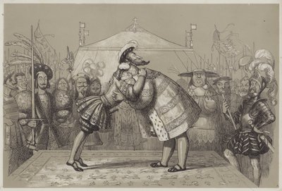 金の布のフィールド（アクアチント） 作： Richard Doyle