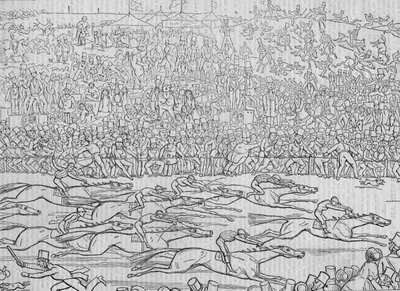 あなたがたのEnglyshe新しいシリーズNo. 8の作法と習慣：Ye Derbye Daye 1849 作： Richard Doyle