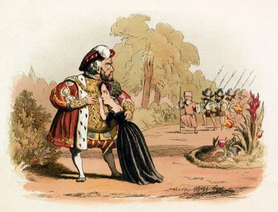 キャサリン女王の狭い逃避 作： Richard Doyle