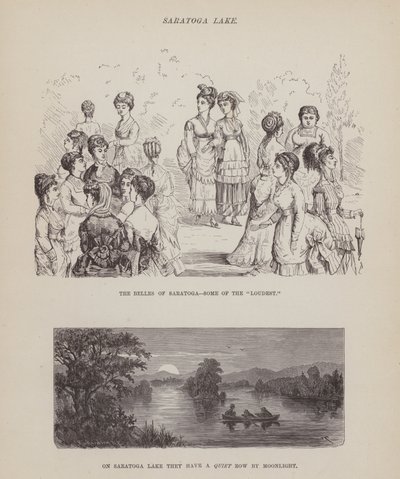 The American Tour of Messrs Brown, Jones and Robinson」のページ（彫刻）。 作： Richard Doyle
