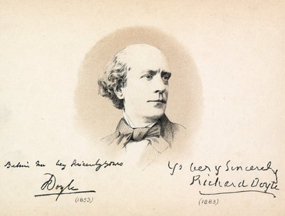 リチャード・ドイルの肖像 作： Richard Doyle