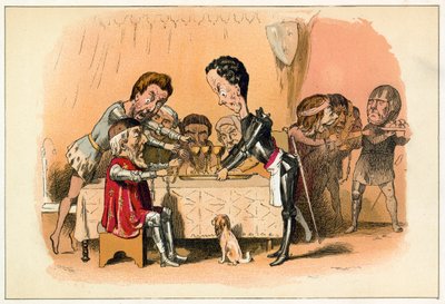 囚人ジョンを待つ黒王子 作： Richard Doyle