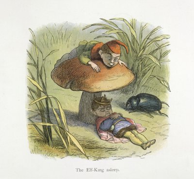 眠っているエルフ王 作： Richard Doyle