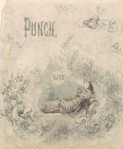 Otsikkosivu teokselle Punch, vol. VIII 作： Richard Doyle
