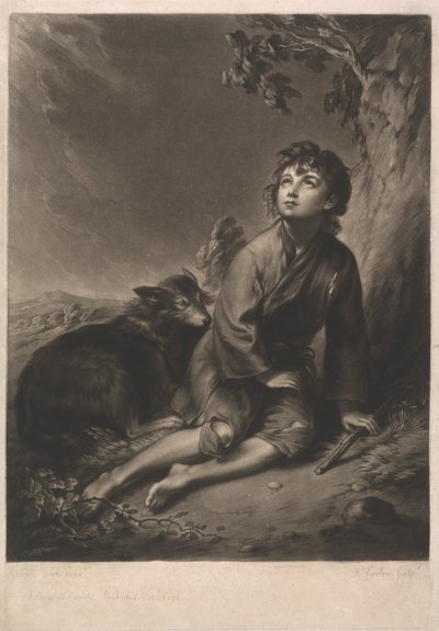羊飼いの少年 作： Richard Earlom