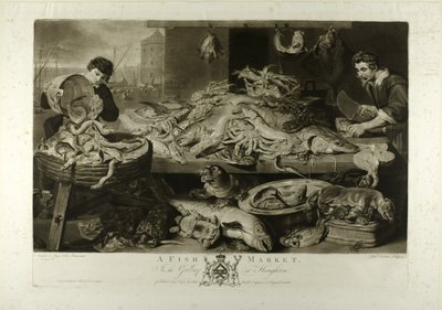 魚市場 作： Richard Earlom